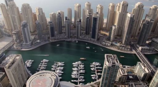 panorama náutico, Dubai Harbour