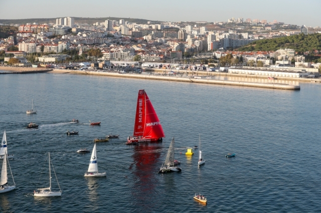 panorama náutico, Mapfre segundo en Lisboa