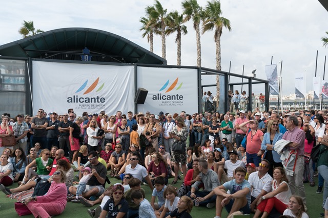 panorama náutico, salida Volvo Ocean RAce, 