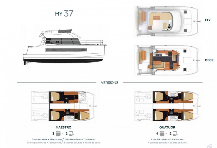 FOUNTAINE PAJOT MY 37 - 28